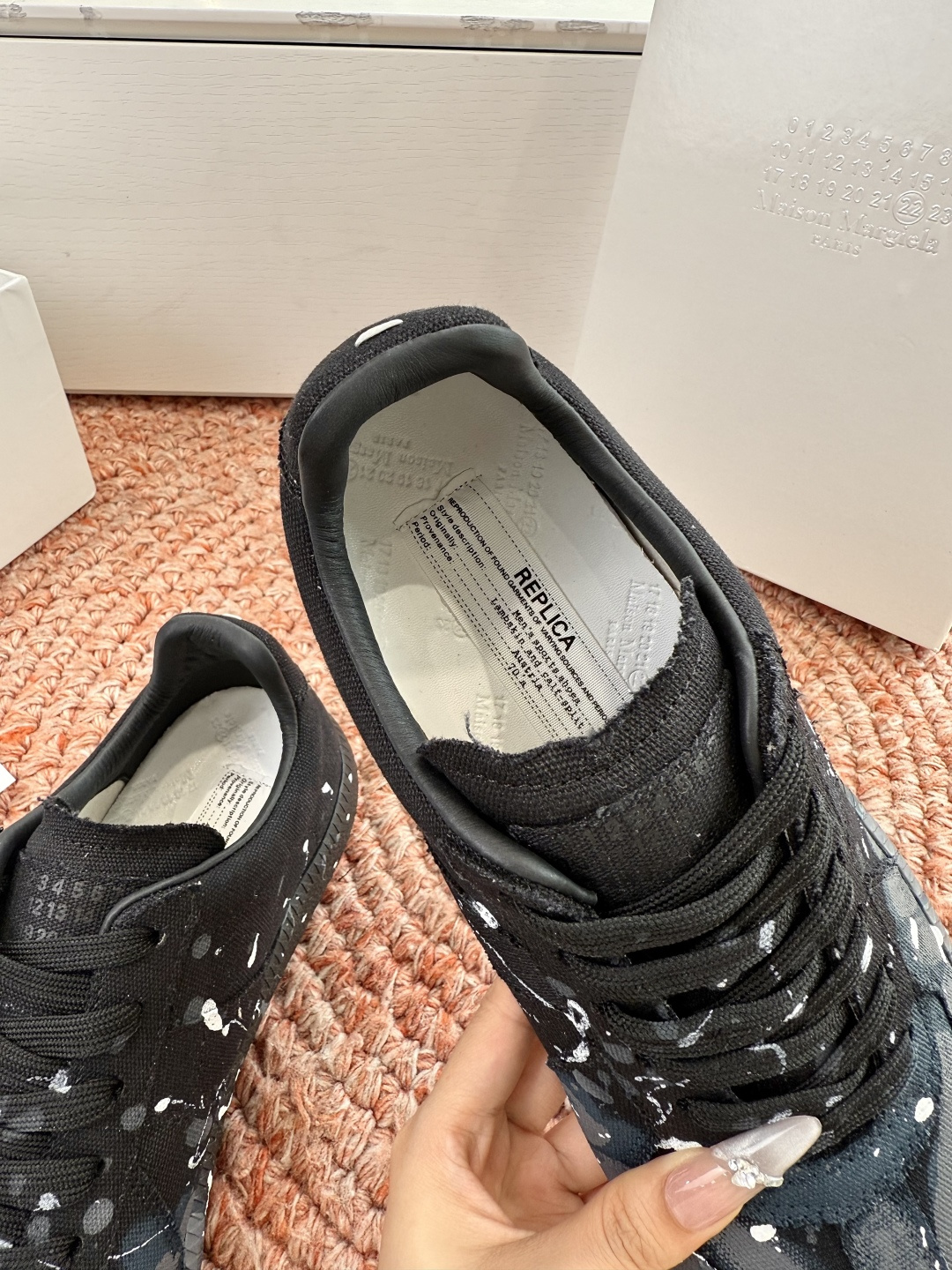 🌾G035顶级版本 代购级别马吉拉饼干鞋MaisonMargiela MM6德训休闲鞋💥鬼才设计师品牌，