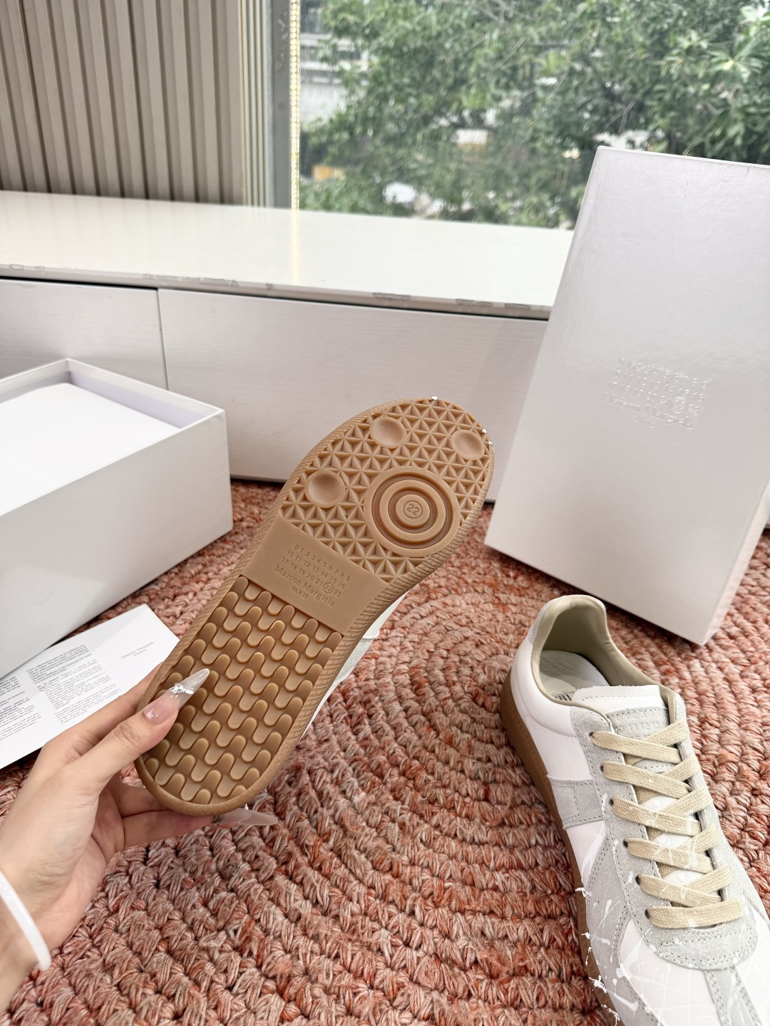 🌾G035顶级版本 代购级别马吉拉饼干鞋MaisonMargiela MM6德训休闲鞋💥鬼才设计师品牌，