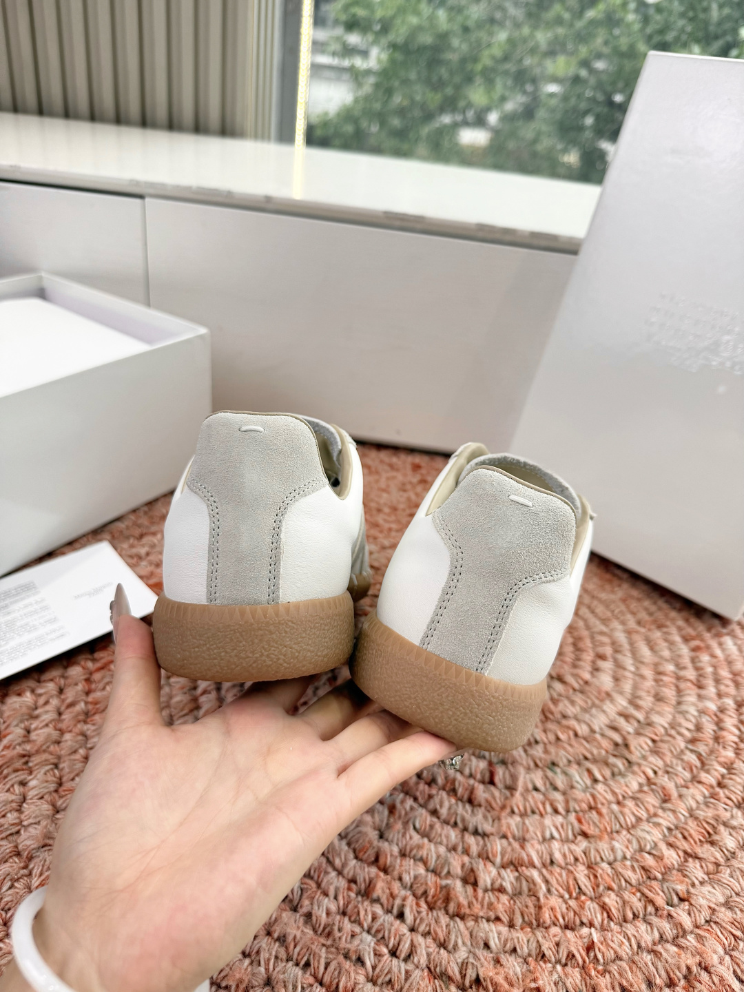 🌾G035顶级版本 代购级别马吉拉饼干鞋MaisonMargiela MM6德训休闲鞋💥鬼才设计师品牌，