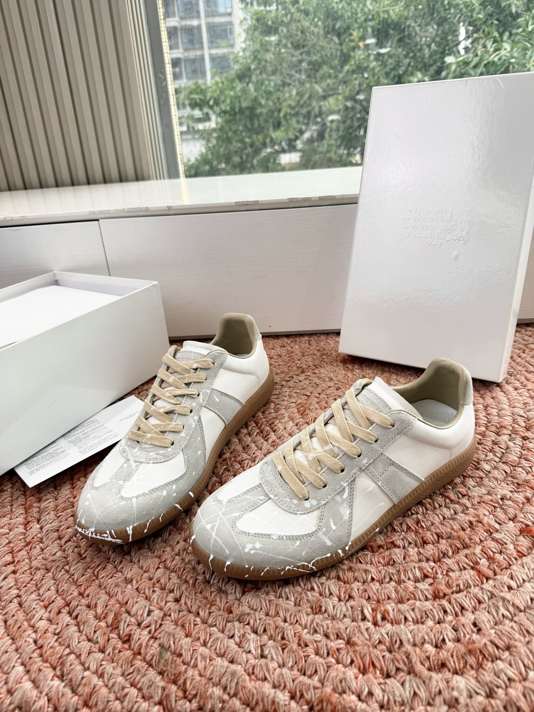 🌾G035顶级版本 代购级别马吉拉饼干鞋MaisonMargiela MM6德训休闲鞋💥鬼才设计师品牌，