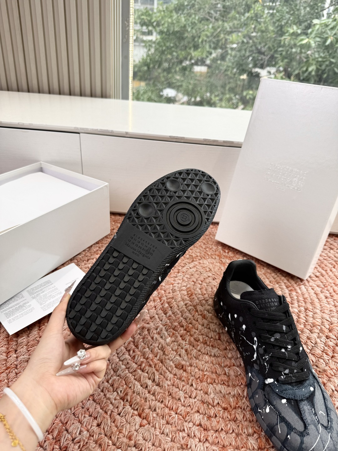 🌾G035顶级版本 代购级别马吉拉饼干鞋MaisonMargiela MM6德训休闲鞋💥鬼才设计师品牌，