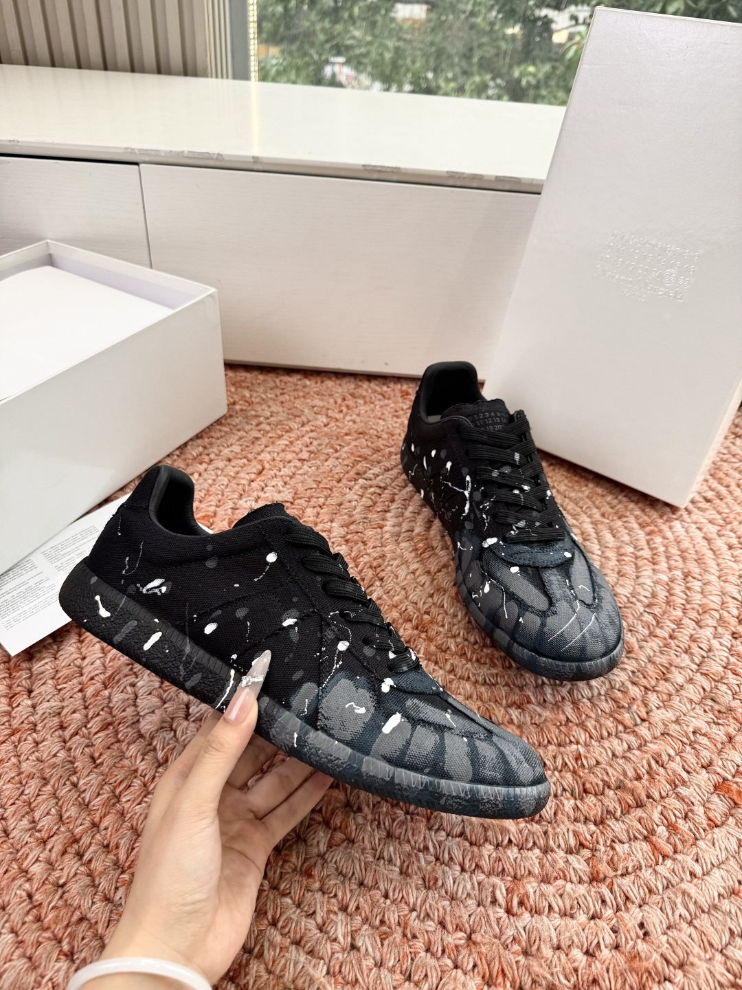 🌾G035顶级版本 代购级别马吉拉饼干鞋MaisonMargiela MM6德训休闲鞋💥鬼才设计师品牌，