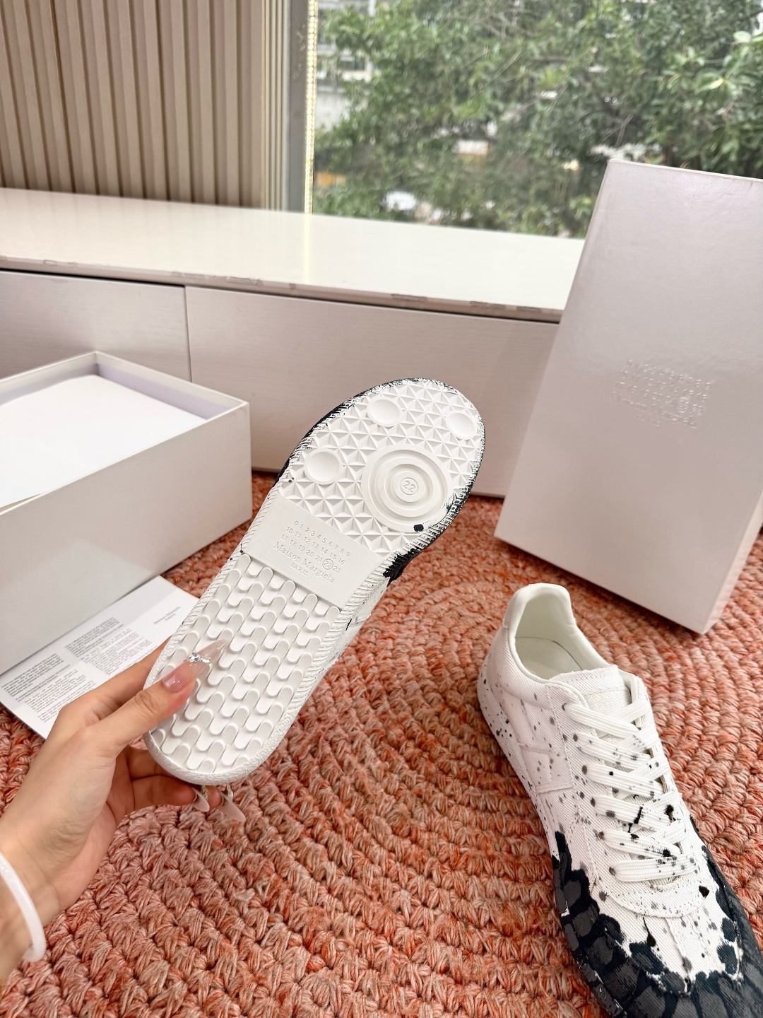 🌾G035顶级版本 代购级别马吉拉饼干鞋MaisonMargiela MM6德训休闲鞋💥鬼才设计师品牌，