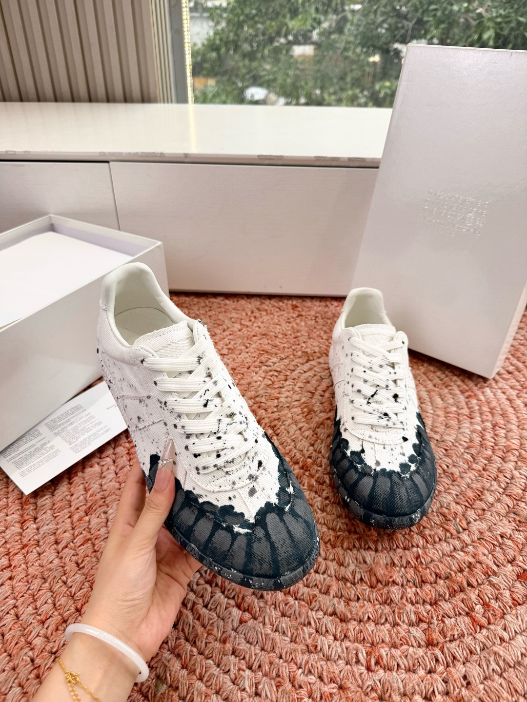 🌾G035顶级版本 代购级别马吉拉饼干鞋MaisonMargiela MM6德训休闲鞋💥鬼才设计师品牌，