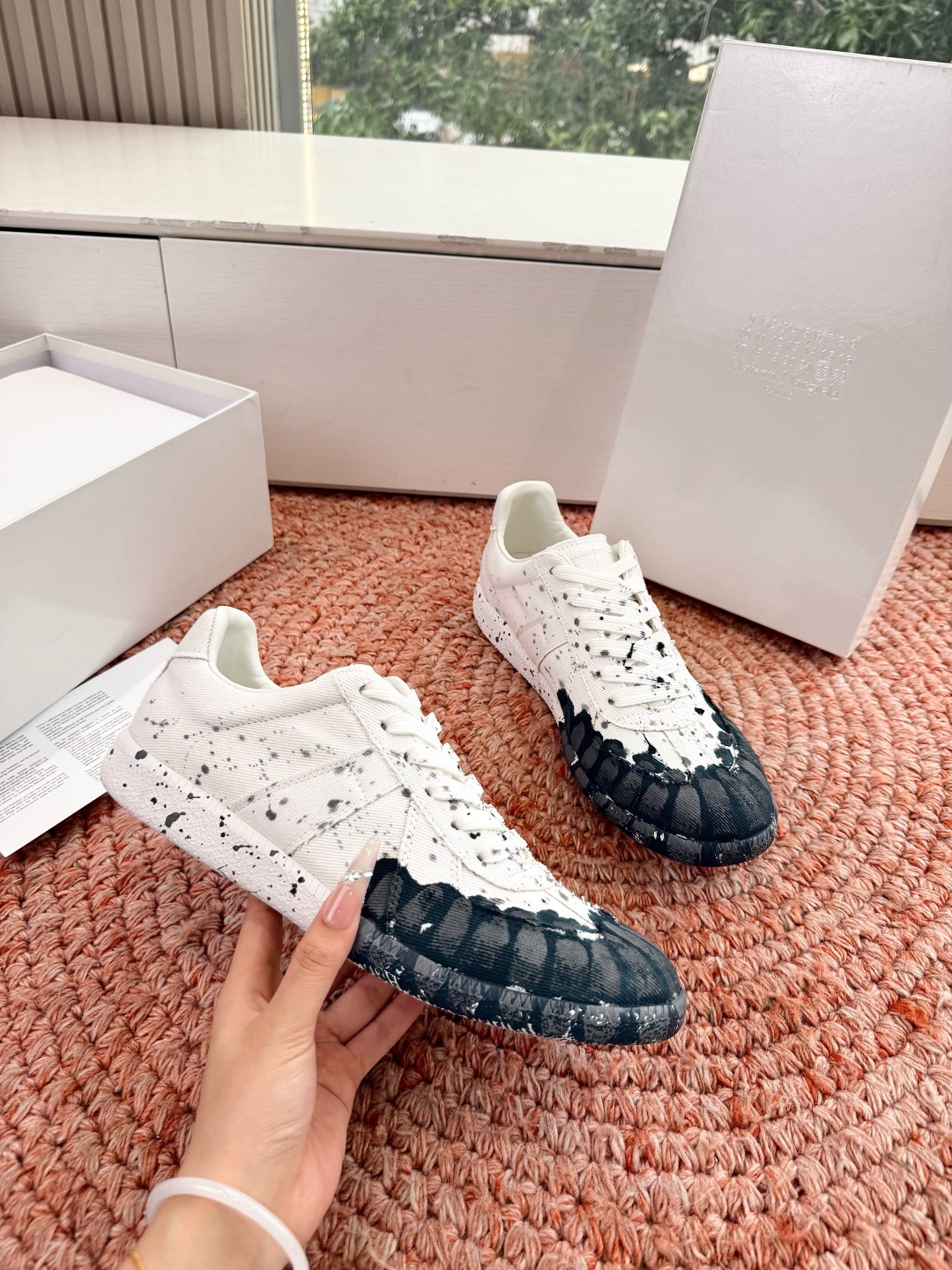 🌾G035顶级版本 代购级别马吉拉饼干鞋MaisonMargiela MM6德训休闲鞋💥鬼才设计师品牌，