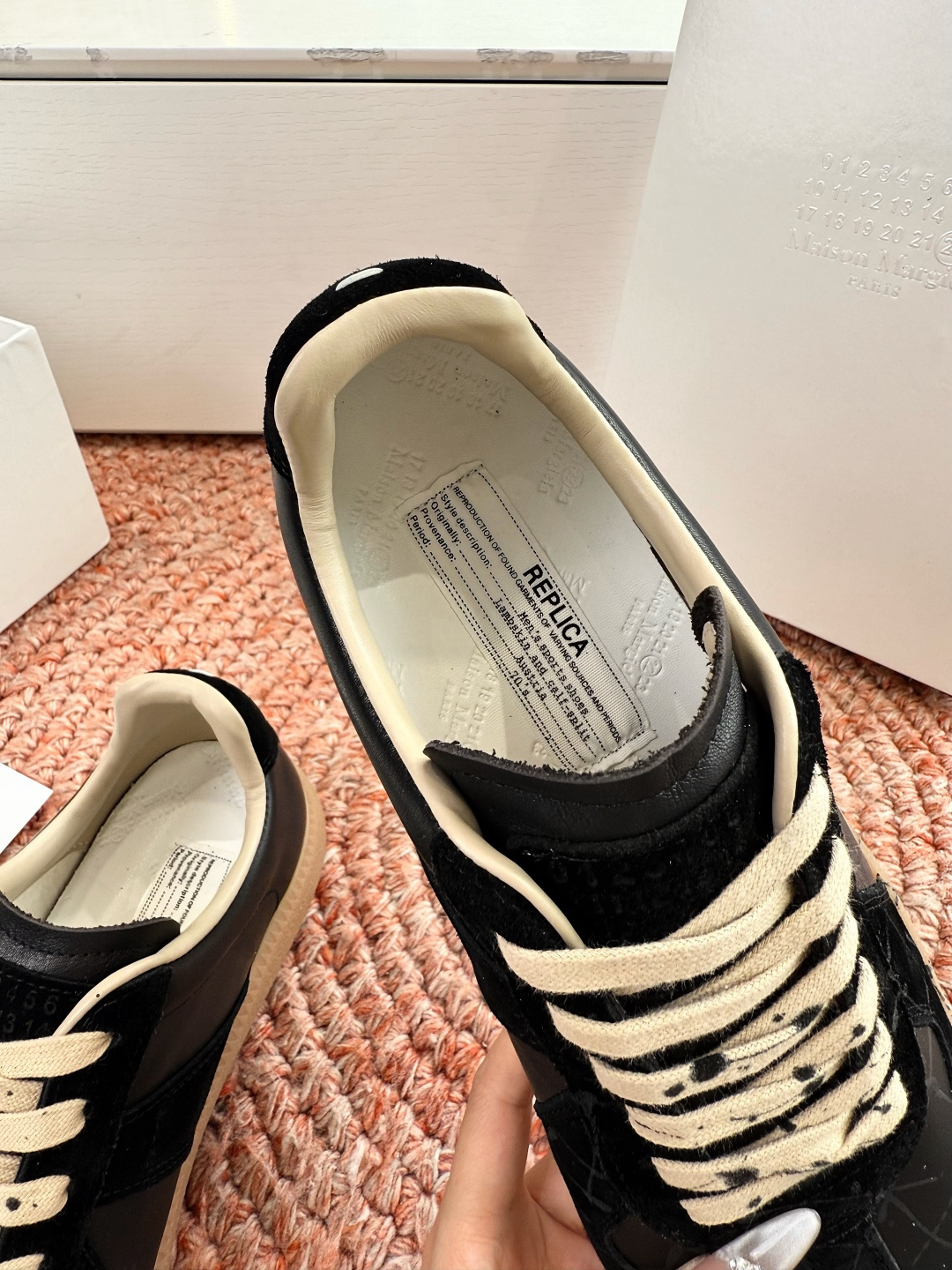 🌾G035顶级版本 代购级别马吉拉饼干鞋MaisonMargiela MM6德训休闲鞋💥鬼才设计师品牌，