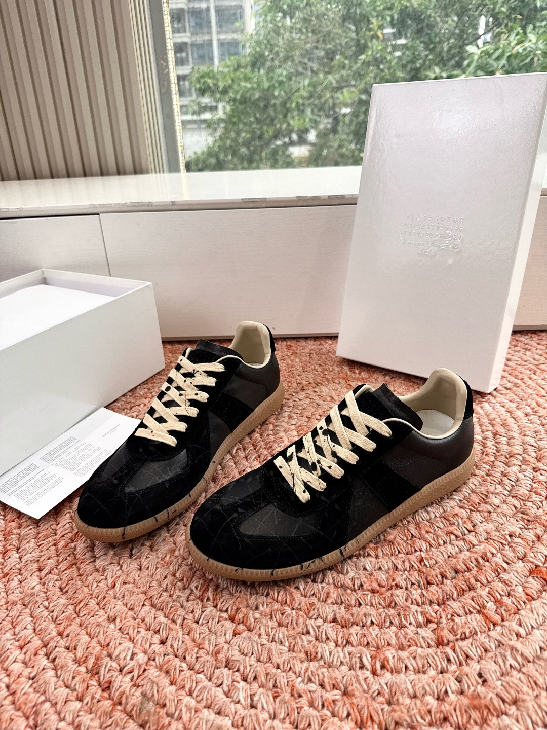 🌾G035顶级版本 代购级别马吉拉饼干鞋MaisonMargiela MM6德训休闲鞋💥鬼才设计师品牌，