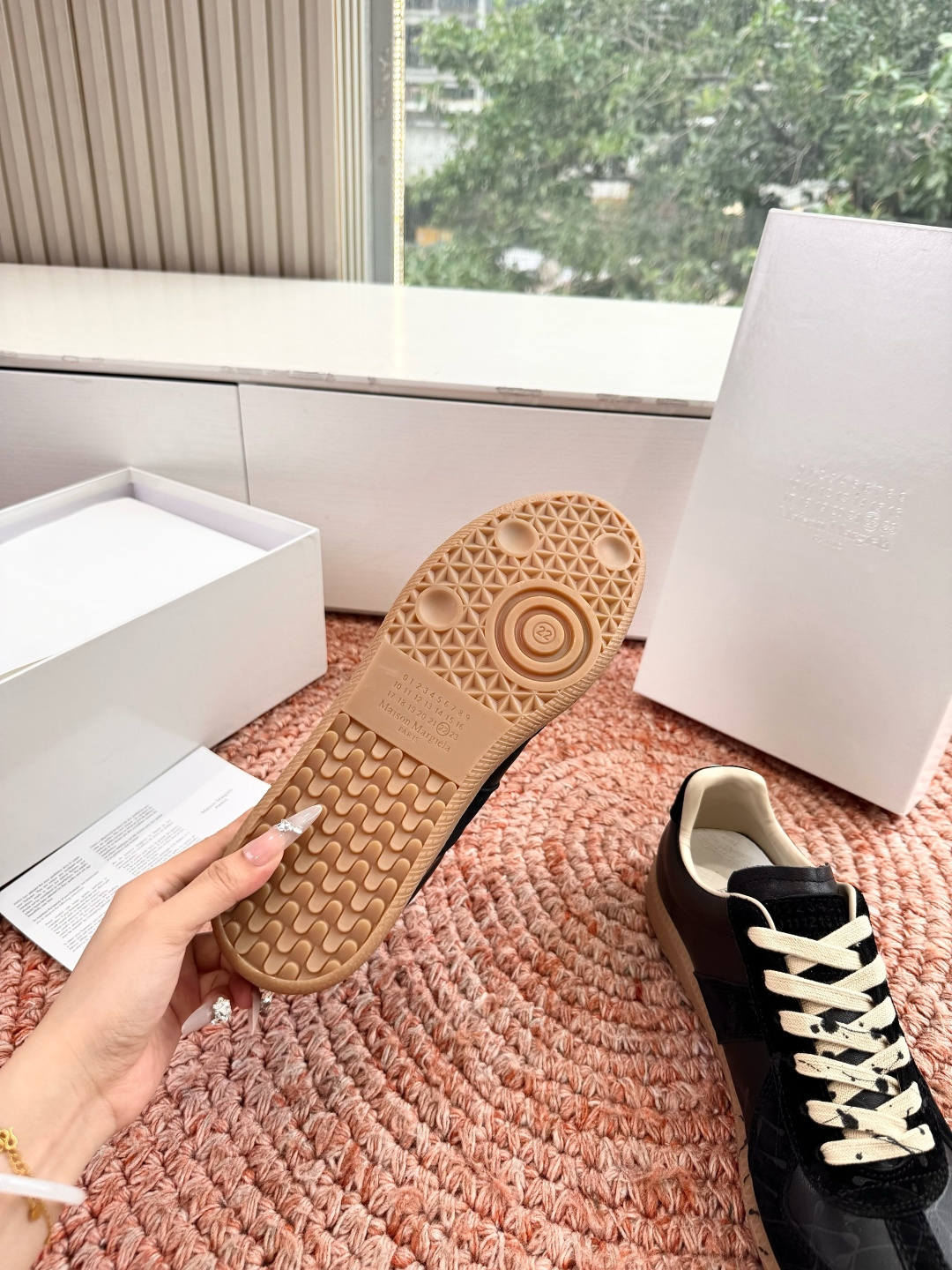 🌾G035顶级版本 代购级别马吉拉饼干鞋MaisonMargiela MM6德训休闲鞋💥鬼才设计师品牌，