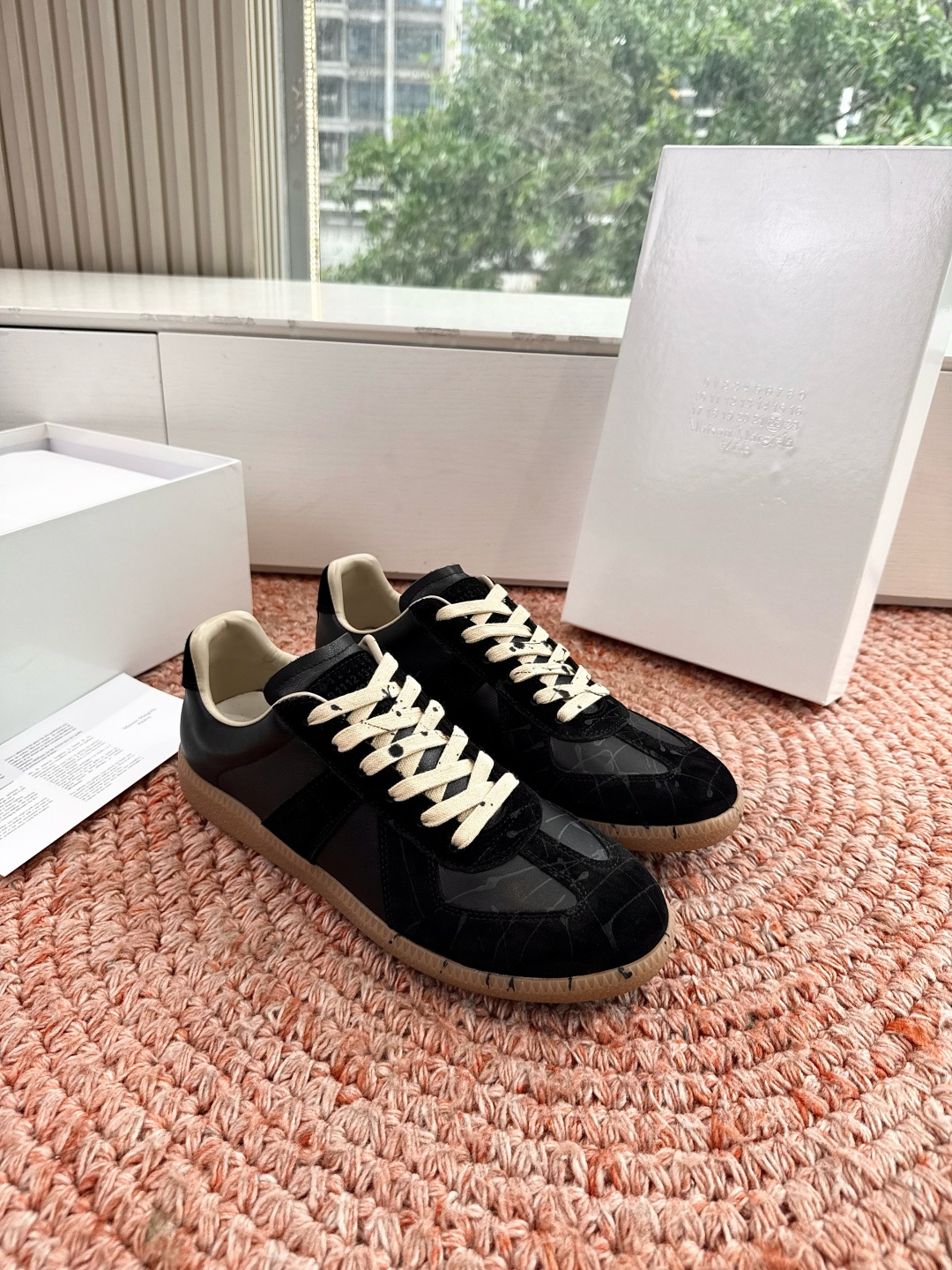 🌾G035顶级版本 代购级别马吉拉饼干鞋MaisonMargiela MM6德训休闲鞋💥鬼才设计师品牌，