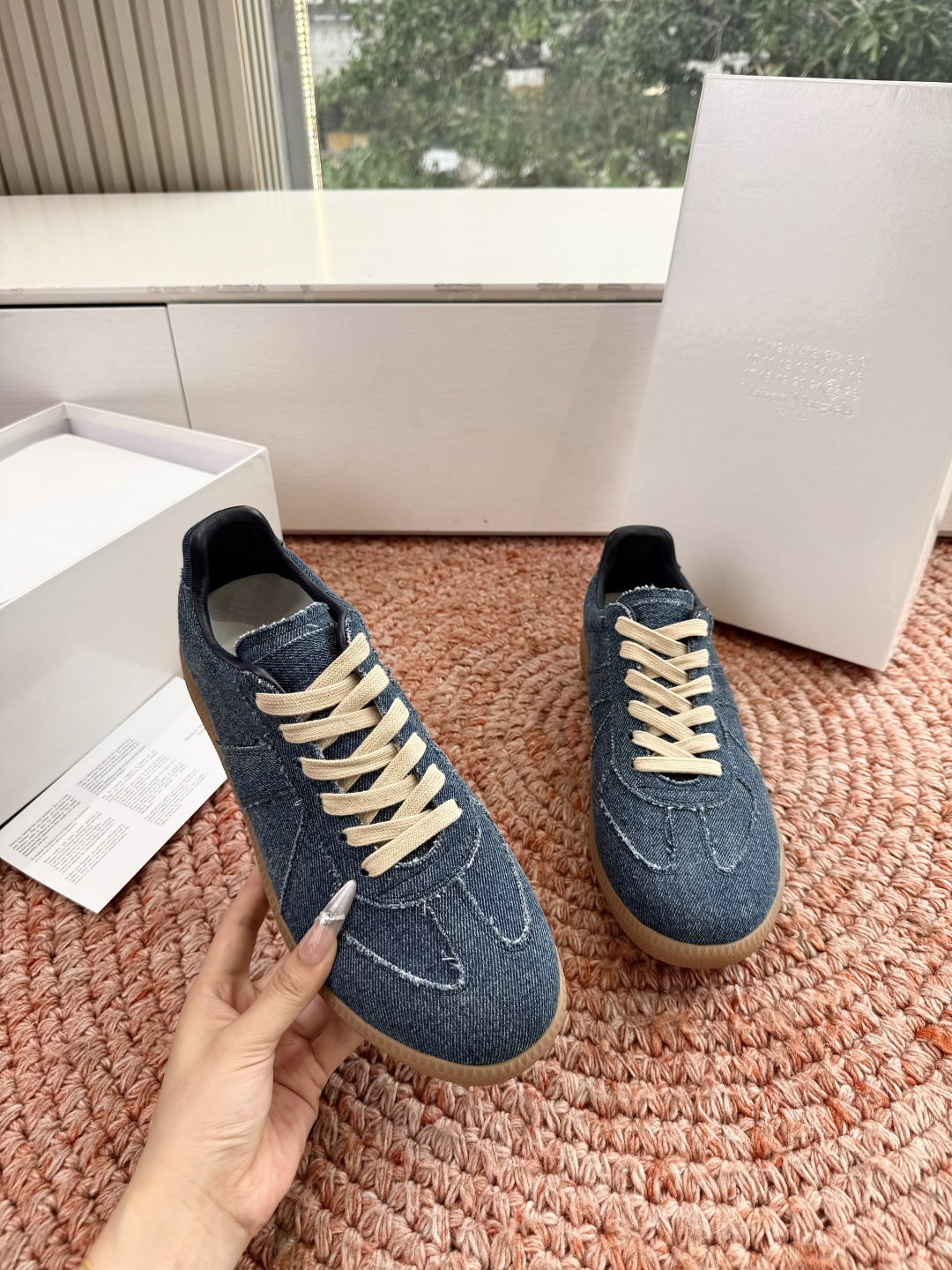 🌾G035顶级版本 代购级别马吉拉饼干鞋MaisonMargiela MM6德训休闲鞋💥鬼才设计师品牌，