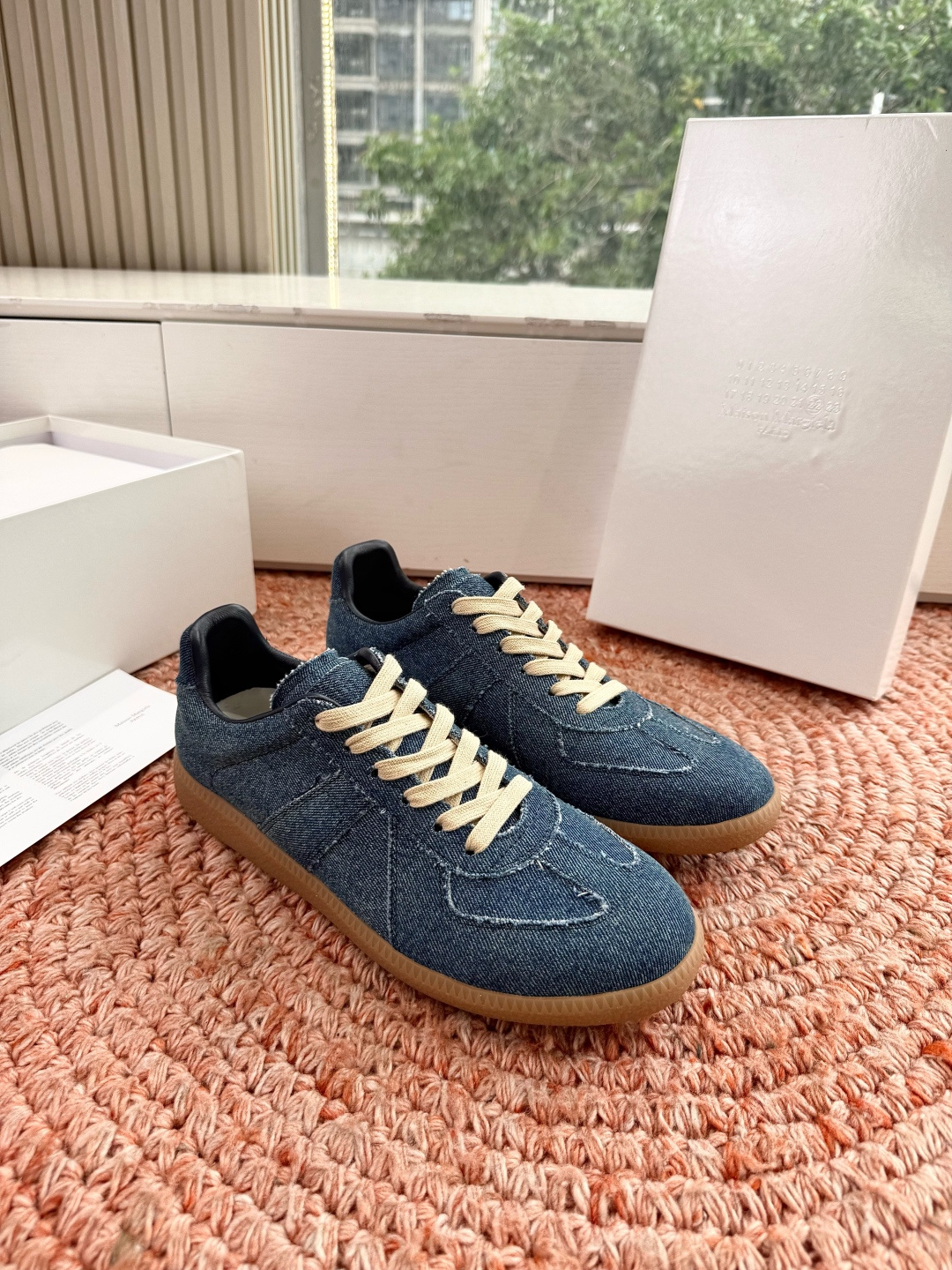 🌾G035顶级版本 代购级别马吉拉饼干鞋MaisonMargiela MM6德训休闲鞋💥鬼才设计师品牌，