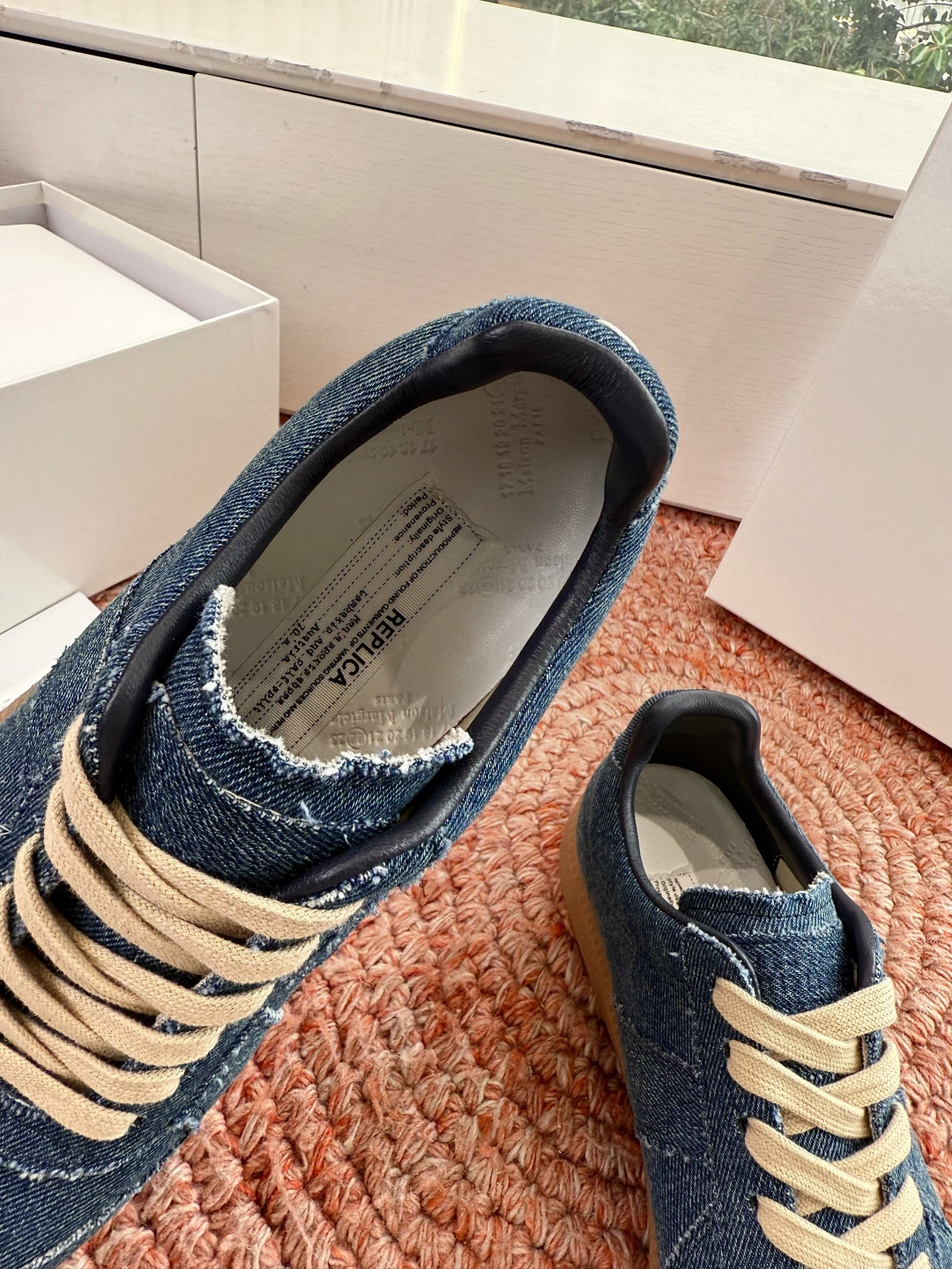 🌾G035顶级版本 代购级别马吉拉饼干鞋MaisonMargiela MM6德训休闲鞋💥鬼才设计师品牌，