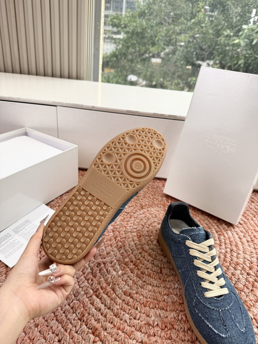 🌾G035顶级版本 代购级别马吉拉饼干鞋MaisonMargiela MM6德训休闲鞋💥鬼才设计师品牌，