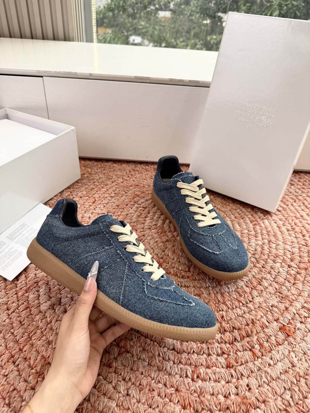 🌾G035顶级版本 代购级别马吉拉饼干鞋MaisonMargiela MM6德训休闲鞋💥鬼才设计师品牌，