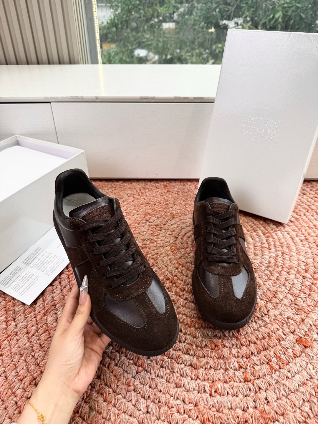 🌾G035顶级版本 代购级别马吉拉饼干鞋MaisonMargiela MM6德训休闲鞋💥鬼才设计师品牌，