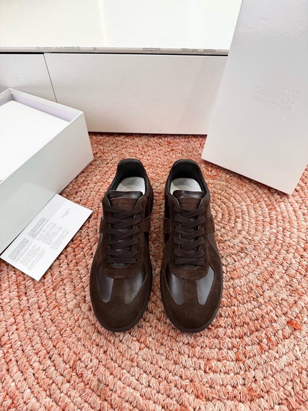 🌾G035顶级版本 代购级别马吉拉饼干鞋MaisonMargiela MM6德训休闲鞋💥鬼才设计师品牌，