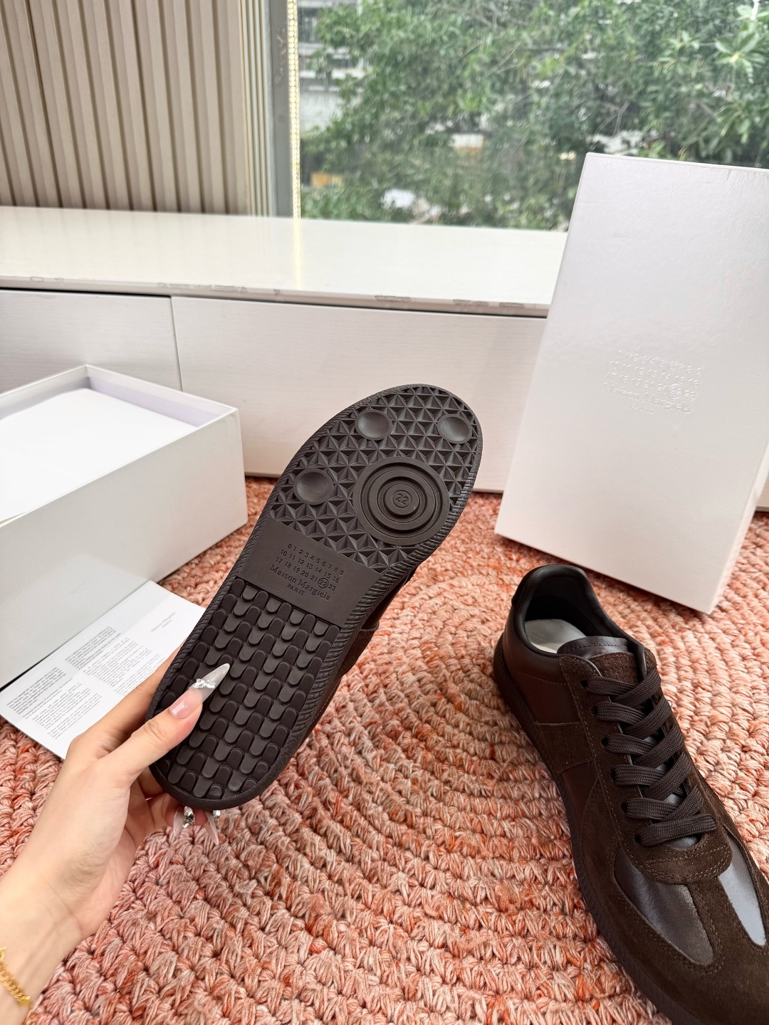 🌾G035顶级版本 代购级别马吉拉饼干鞋MaisonMargiela MM6德训休闲鞋💥鬼才设计师品牌，