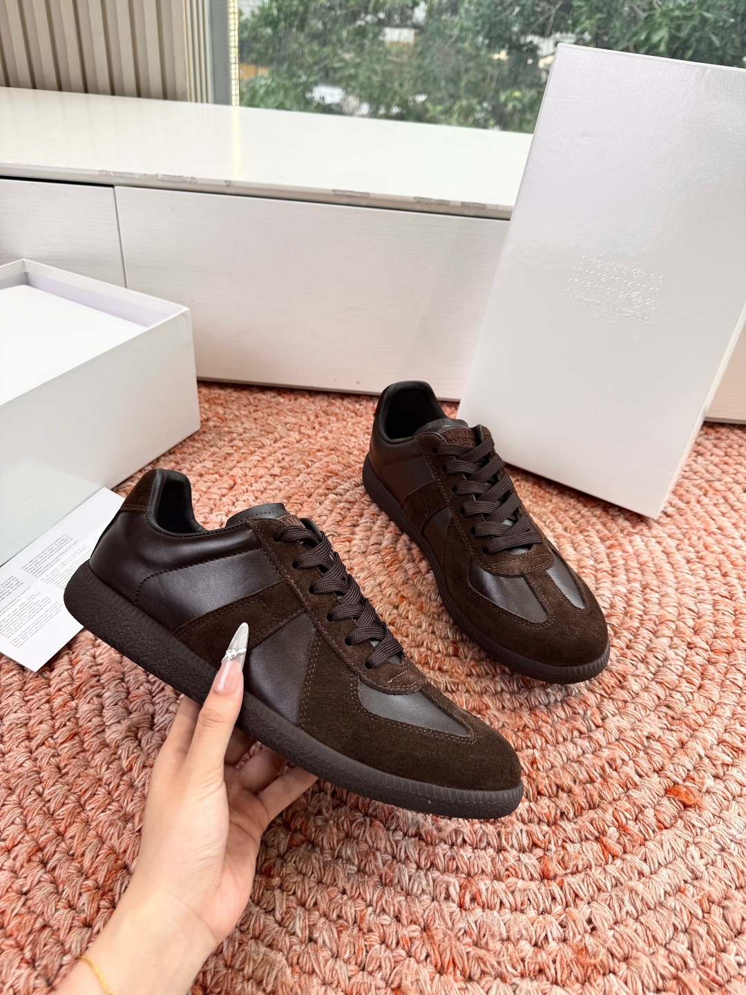 🌾G035顶级版本 代购级别马吉拉饼干鞋MaisonMargiela MM6德训休闲鞋💥鬼才设计师品牌，