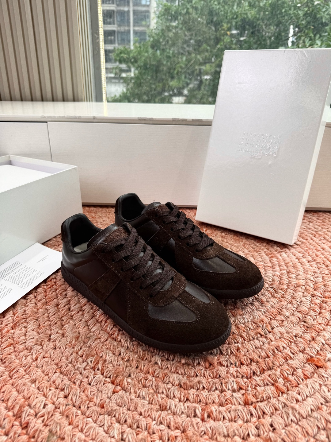 🌾G035顶级版本 代购级别马吉拉饼干鞋MaisonMargiela MM6德训休闲鞋💥鬼才设计师品牌，