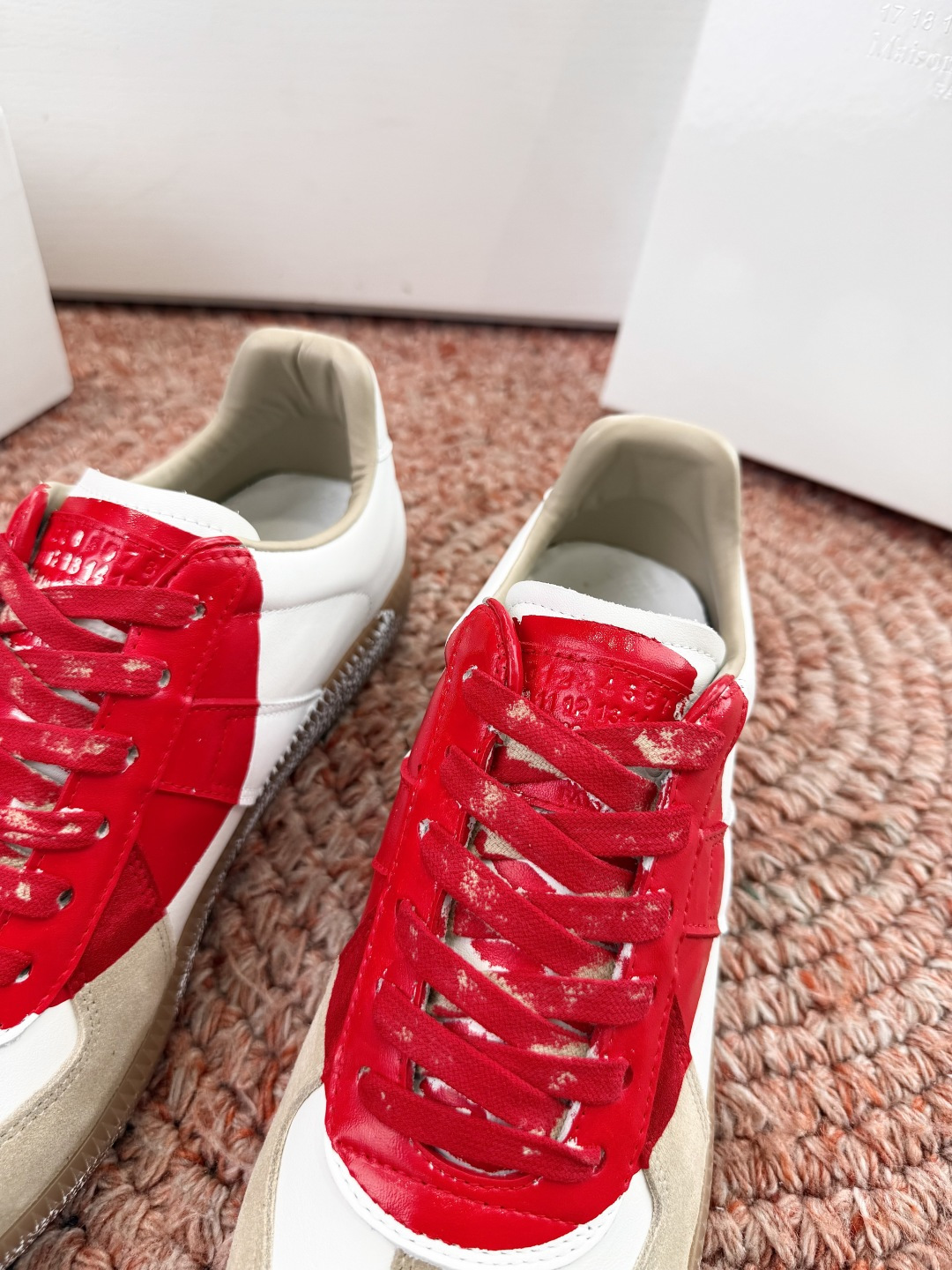 🌾G035顶级版本 代购级别马吉拉饼干鞋MaisonMargiela MM6德训休闲鞋💥鬼才设计师品牌，