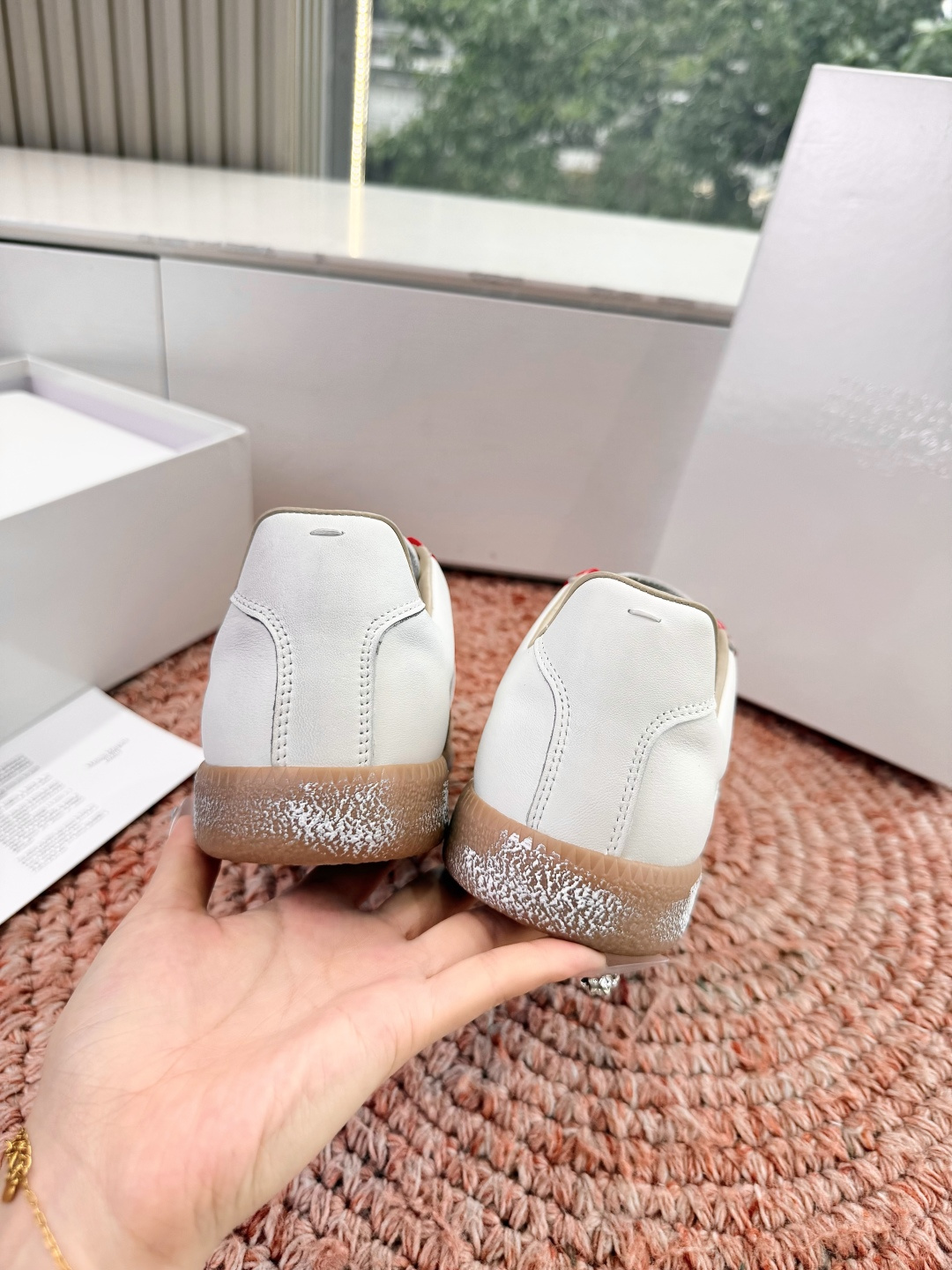 🌾G035顶级版本 代购级别马吉拉饼干鞋MaisonMargiela MM6德训休闲鞋💥鬼才设计师品牌，