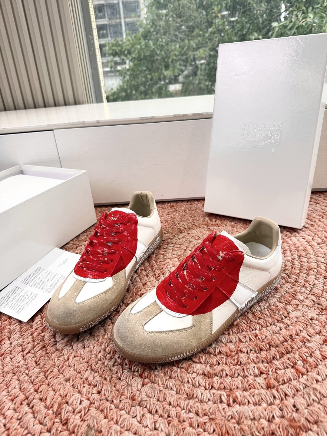 🌾G035顶级版本 代购级别马吉拉饼干鞋MaisonMargiela MM6德训休闲鞋💥鬼才设计师品牌，