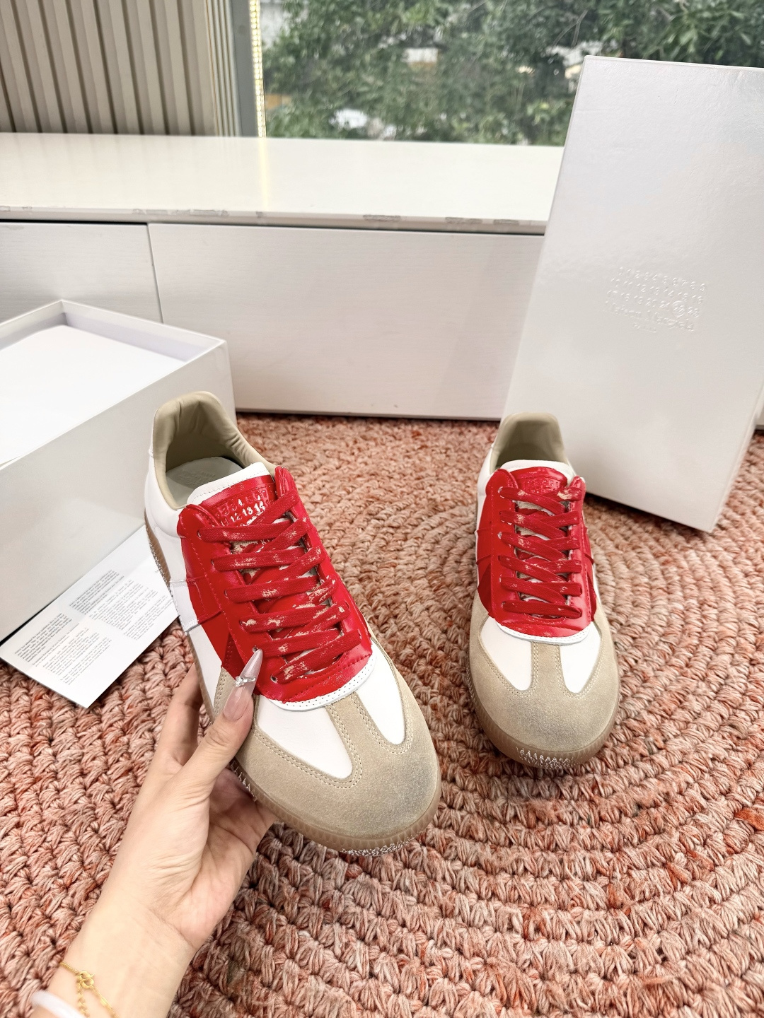 🌾G035顶级版本 代购级别马吉拉饼干鞋MaisonMargiela MM6德训休闲鞋💥鬼才设计师品牌，