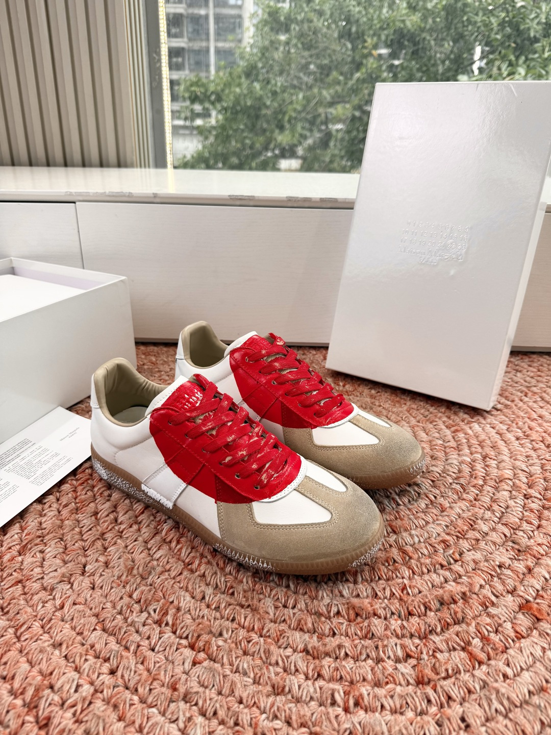 🌾G035顶级版本 代购级别马吉拉饼干鞋MaisonMargiela MM6德训休闲鞋💥鬼才设计师品牌，