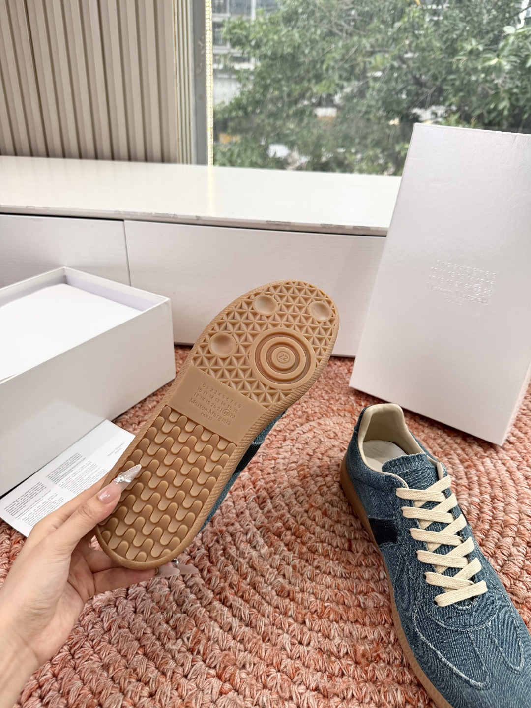 🌾G035顶级版本 代购级别马吉拉饼干鞋MaisonMargiela MM6德训休闲鞋💥鬼才设计师品牌，