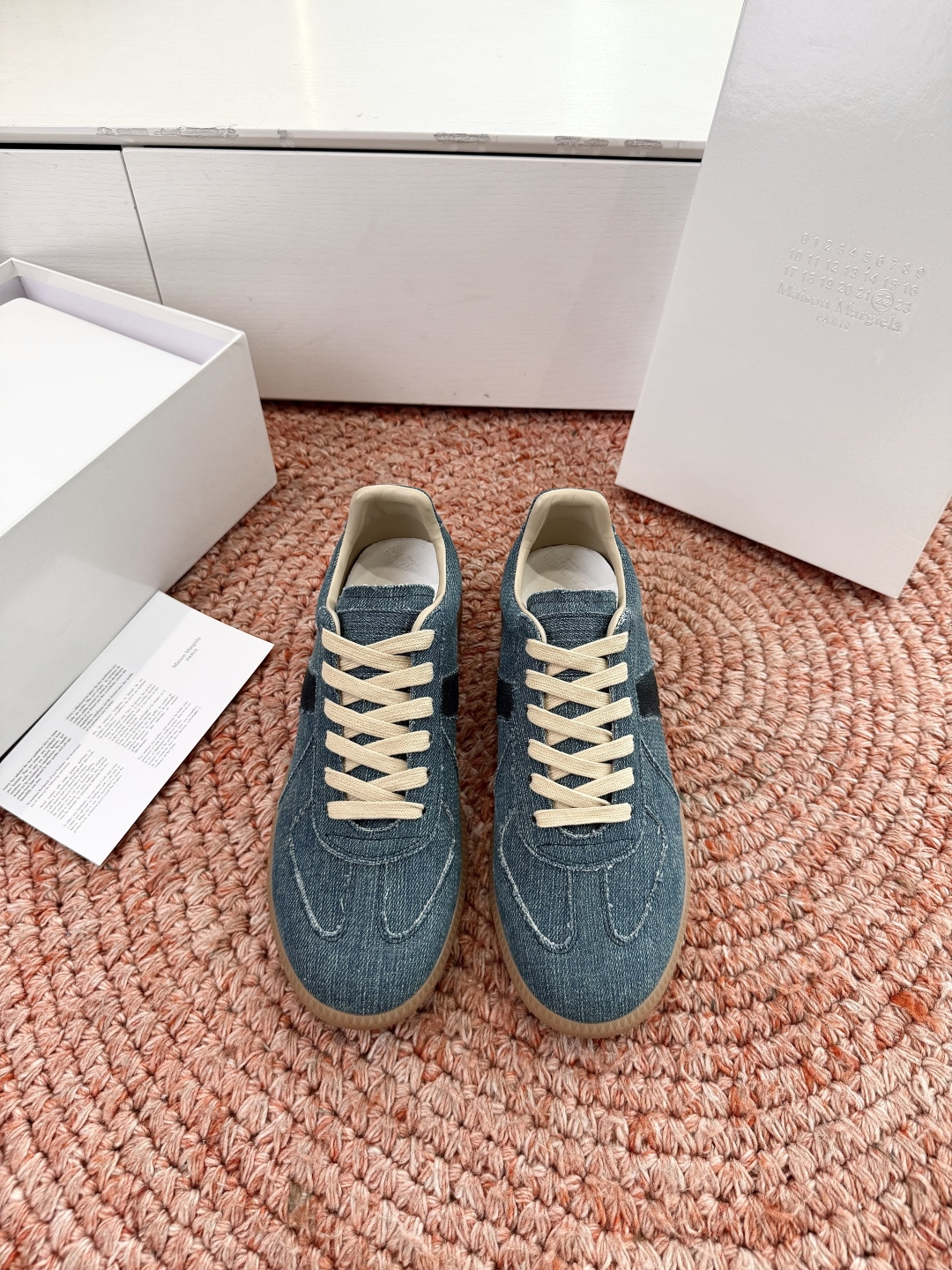 🌾G035顶级版本 代购级别马吉拉饼干鞋MaisonMargiela MM6德训休闲鞋💥鬼才设计师品牌，