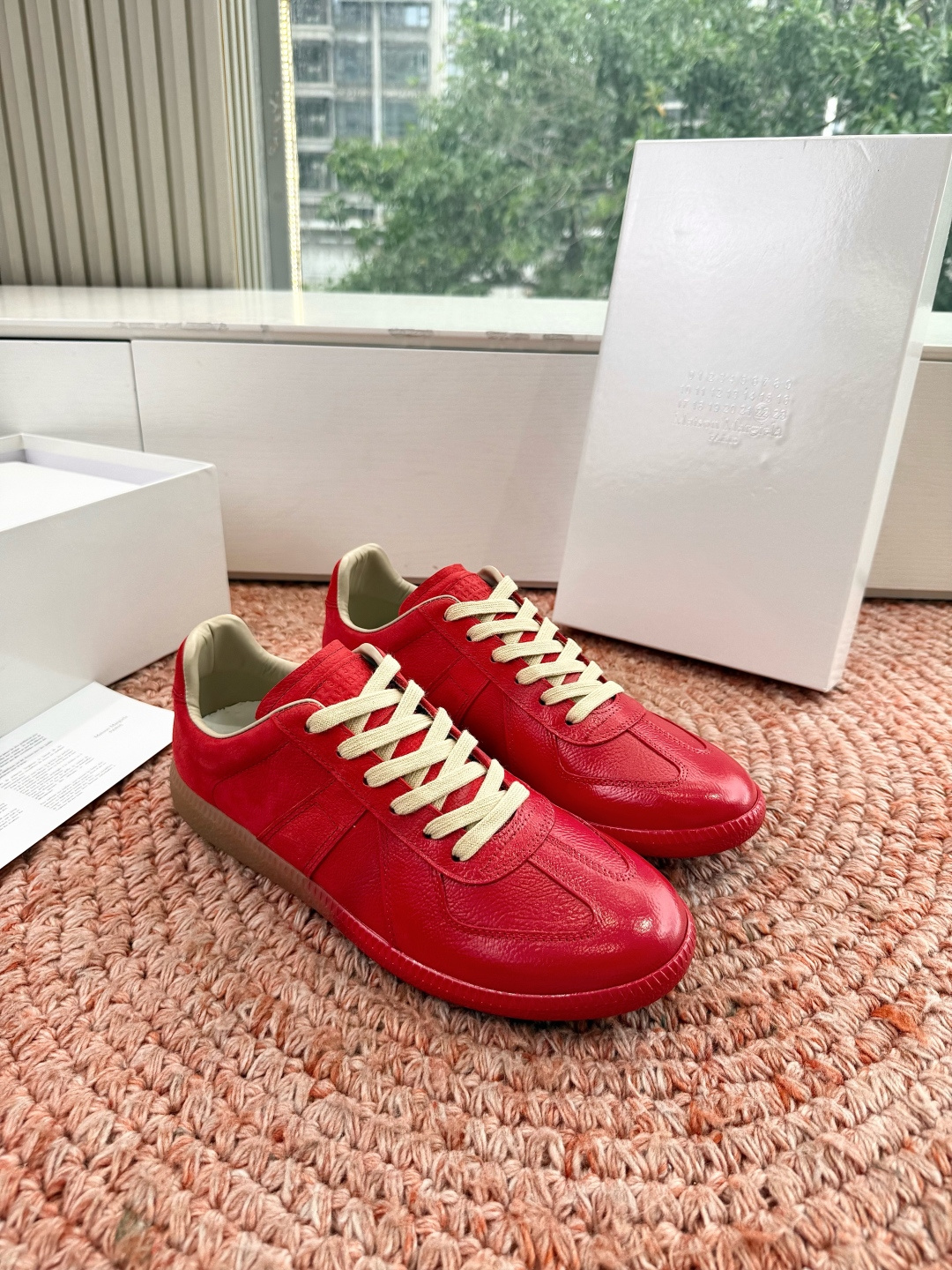 🌾G035顶级版本 代购级别马吉拉饼干鞋MaisonMargiela MM6德训休闲鞋💥鬼才设计师品牌，