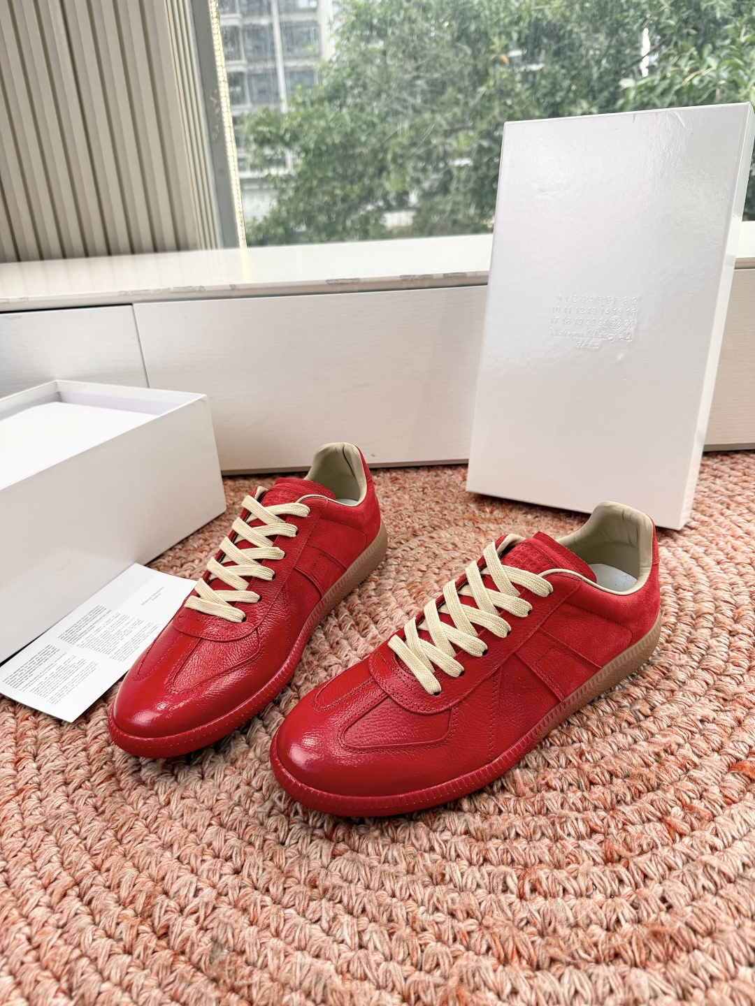 🌾G035顶级版本 代购级别马吉拉饼干鞋MaisonMargiela MM6德训休闲鞋💥鬼才设计师品牌，