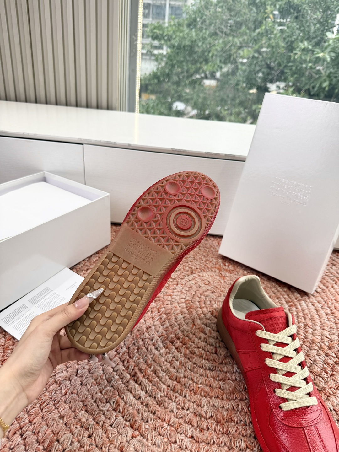 🌾G035顶级版本 代购级别马吉拉饼干鞋MaisonMargiela MM6德训休闲鞋💥鬼才设计师品牌，