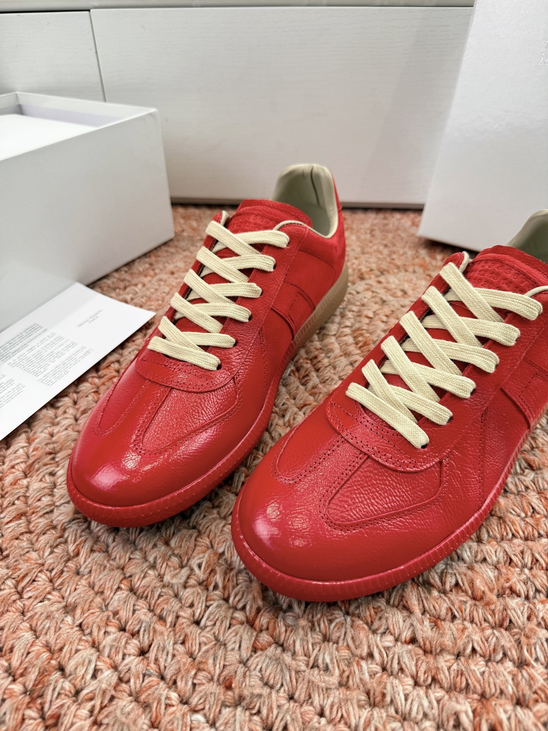 🌾G035顶级版本 代购级别马吉拉饼干鞋MaisonMargiela MM6德训休闲鞋💥鬼才设计师品牌，