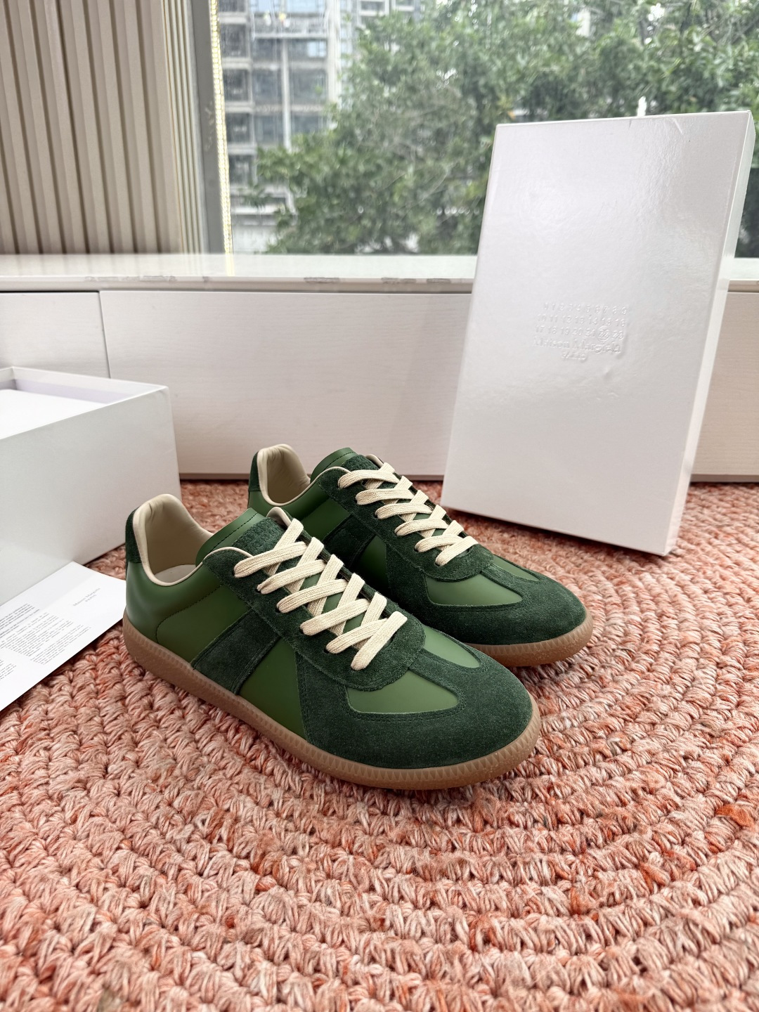 🌾G035顶级版本 代购级别马吉拉饼干鞋MaisonMargiela MM6德训休闲鞋💥鬼才设计师品牌，