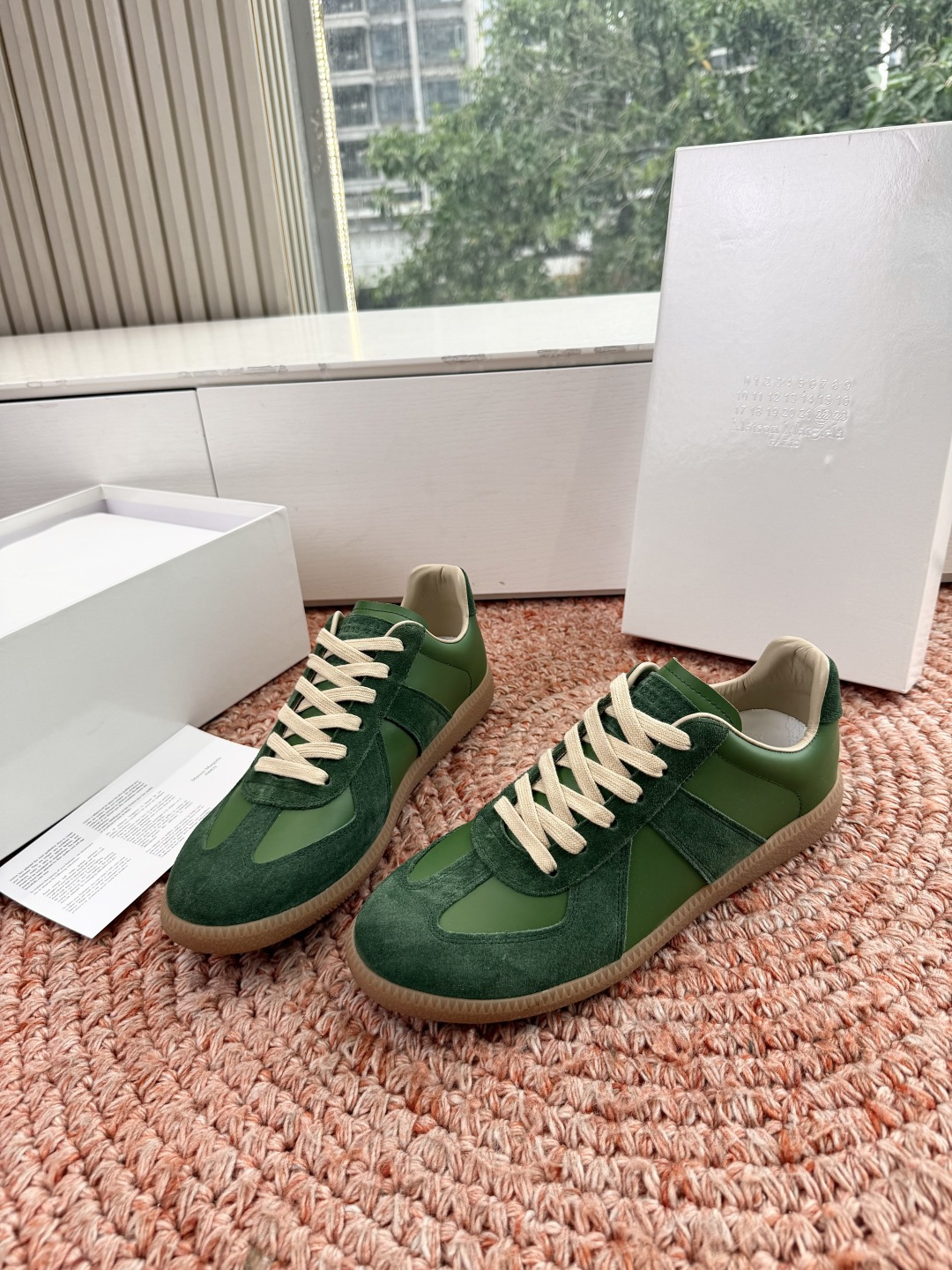 🌾G035顶级版本 代购级别马吉拉饼干鞋MaisonMargiela MM6德训休闲鞋💥鬼才设计师品牌，