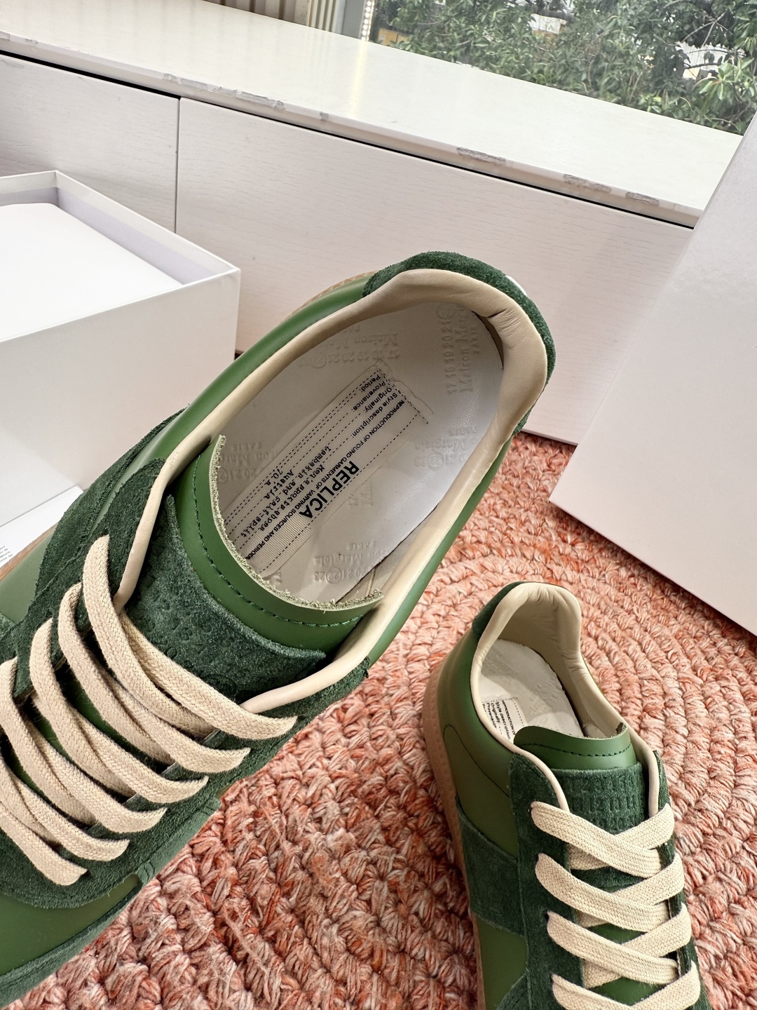 🌾G035顶级版本 代购级别马吉拉饼干鞋MaisonMargiela MM6德训休闲鞋💥鬼才设计师品牌，