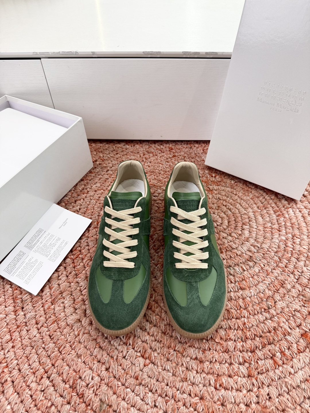 🌾G035顶级版本 代购级别马吉拉饼干鞋MaisonMargiela MM6德训休闲鞋💥鬼才设计师品牌，