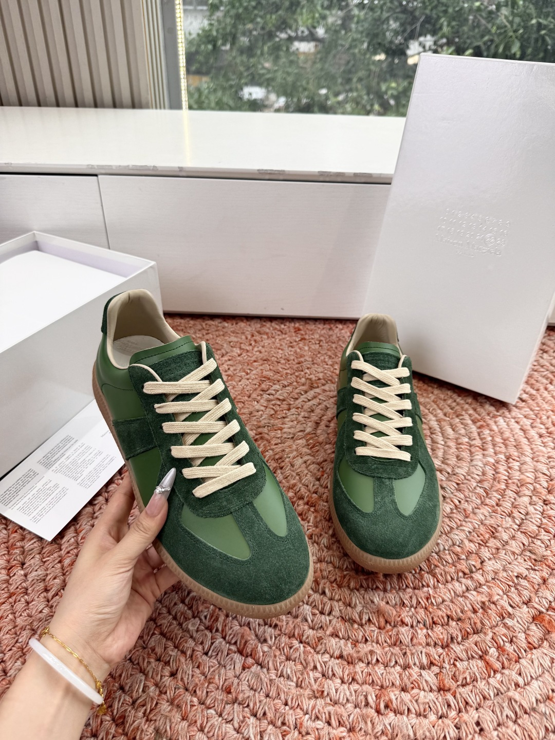 🌾G035顶级版本 代购级别马吉拉饼干鞋MaisonMargiela MM6德训休闲鞋💥鬼才设计师品牌，