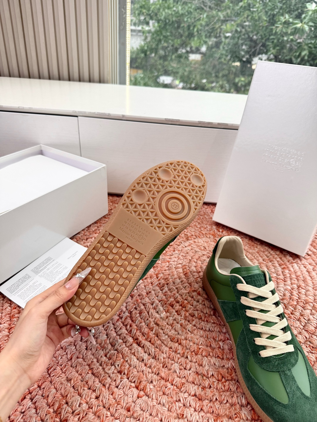 🌾G035顶级版本 代购级别马吉拉饼干鞋MaisonMargiela MM6德训休闲鞋💥鬼才设计师品牌，