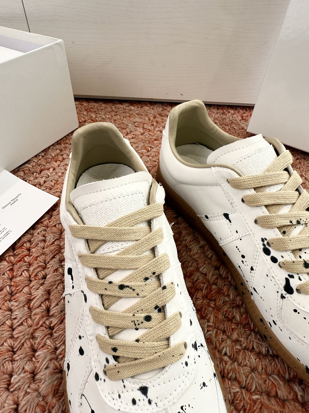 🌾G035顶级版本 代购级别马吉拉饼干鞋MaisonMargiela MM6德训休闲鞋💥鬼才设计师品牌，