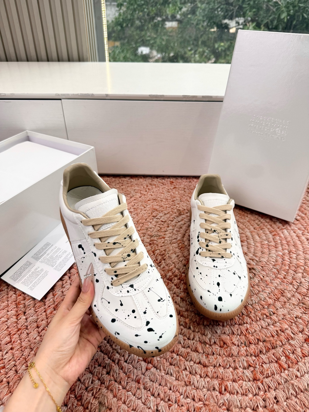 🌾G035顶级版本 代购级别马吉拉饼干鞋MaisonMargiela MM6德训休闲鞋💥鬼才设计师品牌，