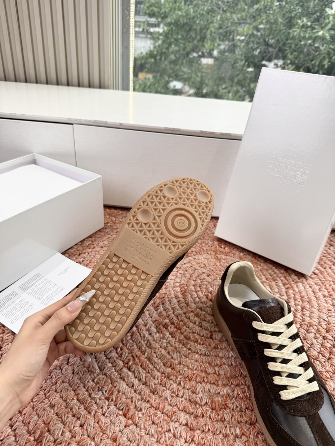 🌾G035顶级版本 代购级别马吉拉饼干鞋MaisonMargiela MM6德训休闲鞋💥鬼才设计师品牌，