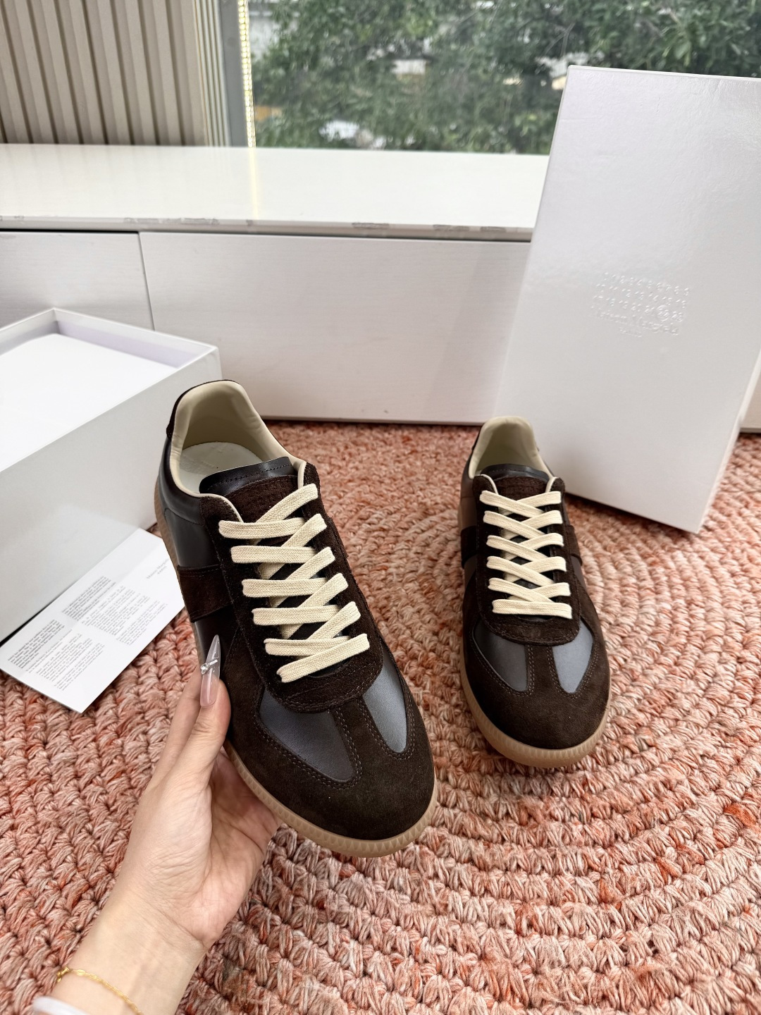 🌾G035顶级版本 代购级别马吉拉饼干鞋MaisonMargiela MM6德训休闲鞋💥鬼才设计师品牌，