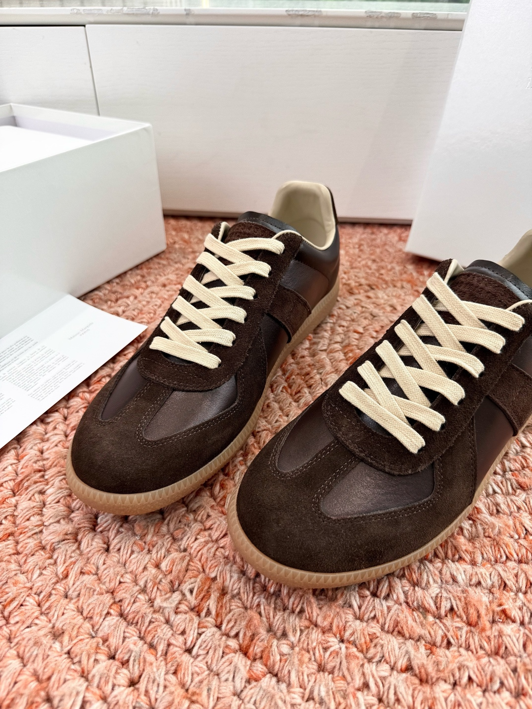 🌾G035顶级版本 代购级别马吉拉饼干鞋MaisonMargiela MM6德训休闲鞋💥鬼才设计师品牌，