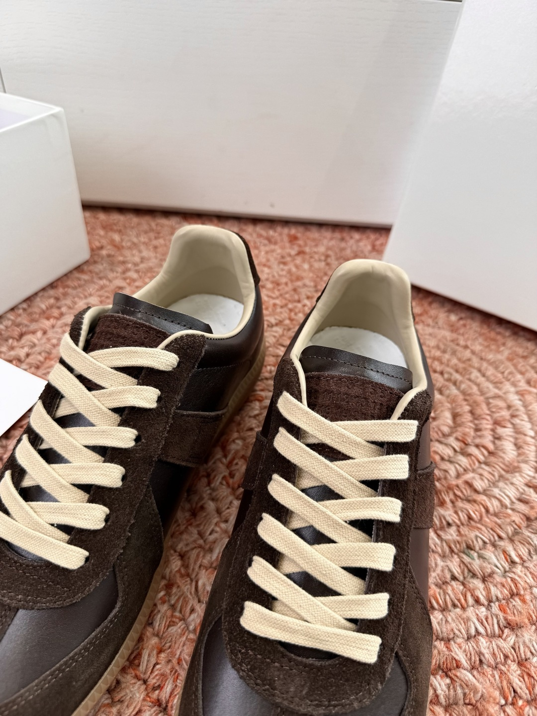 🌾G035顶级版本 代购级别马吉拉饼干鞋MaisonMargiela MM6德训休闲鞋💥鬼才设计师品牌，