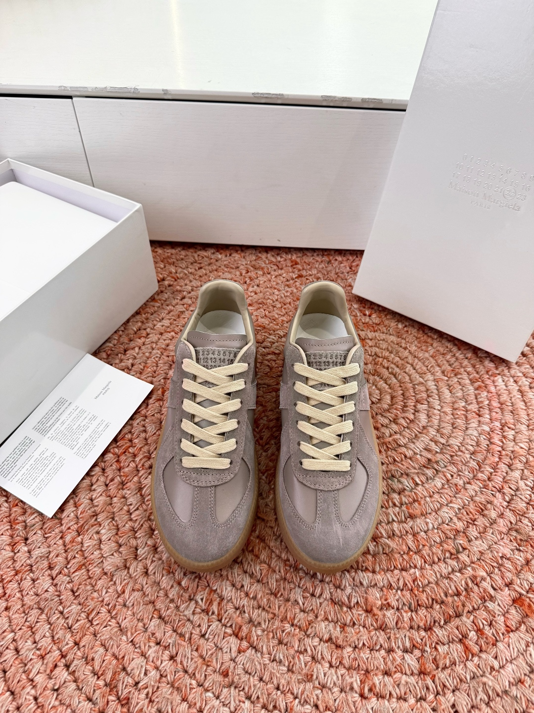 🌾G035顶级版本 代购级别马吉拉饼干鞋MaisonMargiela MM6德训休闲鞋💥鬼才设计师品牌，