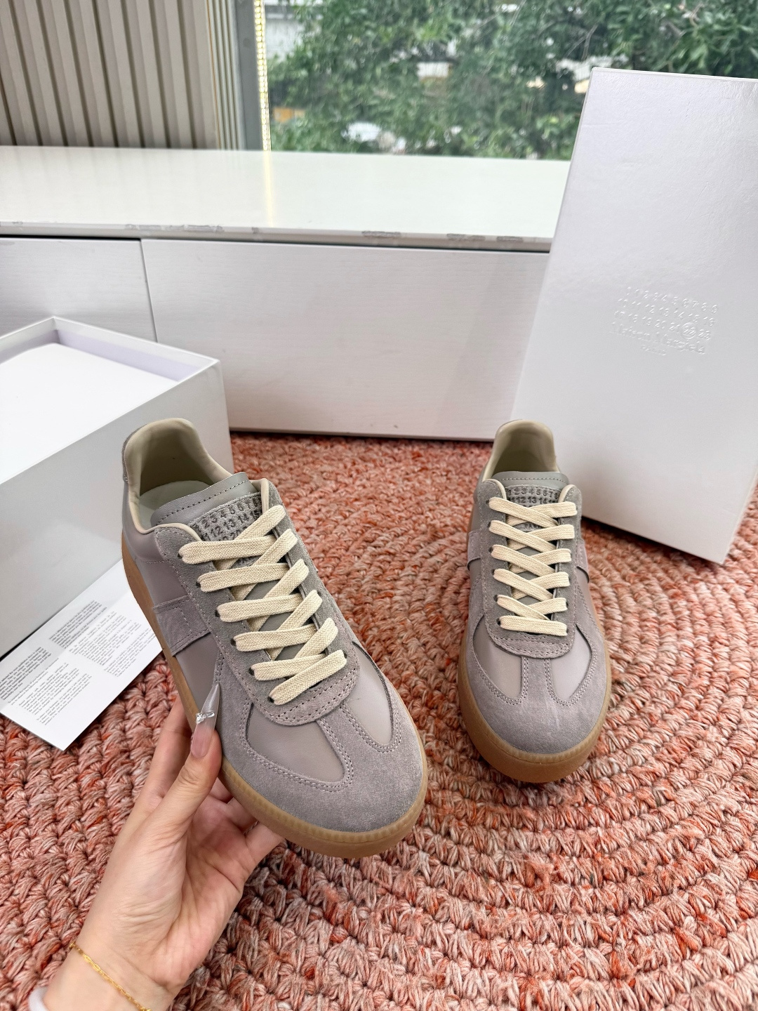 🌾G035顶级版本 代购级别马吉拉饼干鞋MaisonMargiela MM6德训休闲鞋💥鬼才设计师品牌，