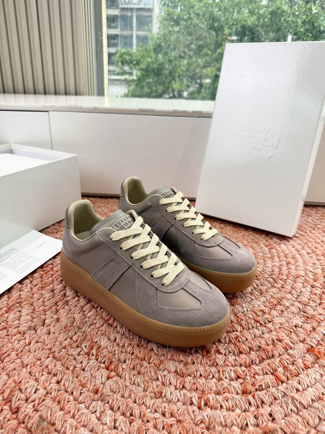 🌾G035顶级版本 代购级别马吉拉饼干鞋MaisonMargiela MM6德训休闲鞋💥鬼才设计师品牌，