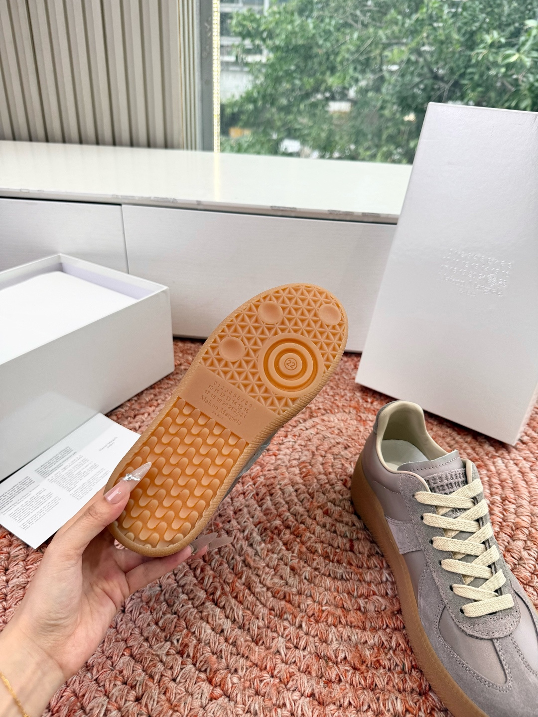 🌾G035顶级版本 代购级别马吉拉饼干鞋MaisonMargiela MM6德训休闲鞋💥鬼才设计师品牌，